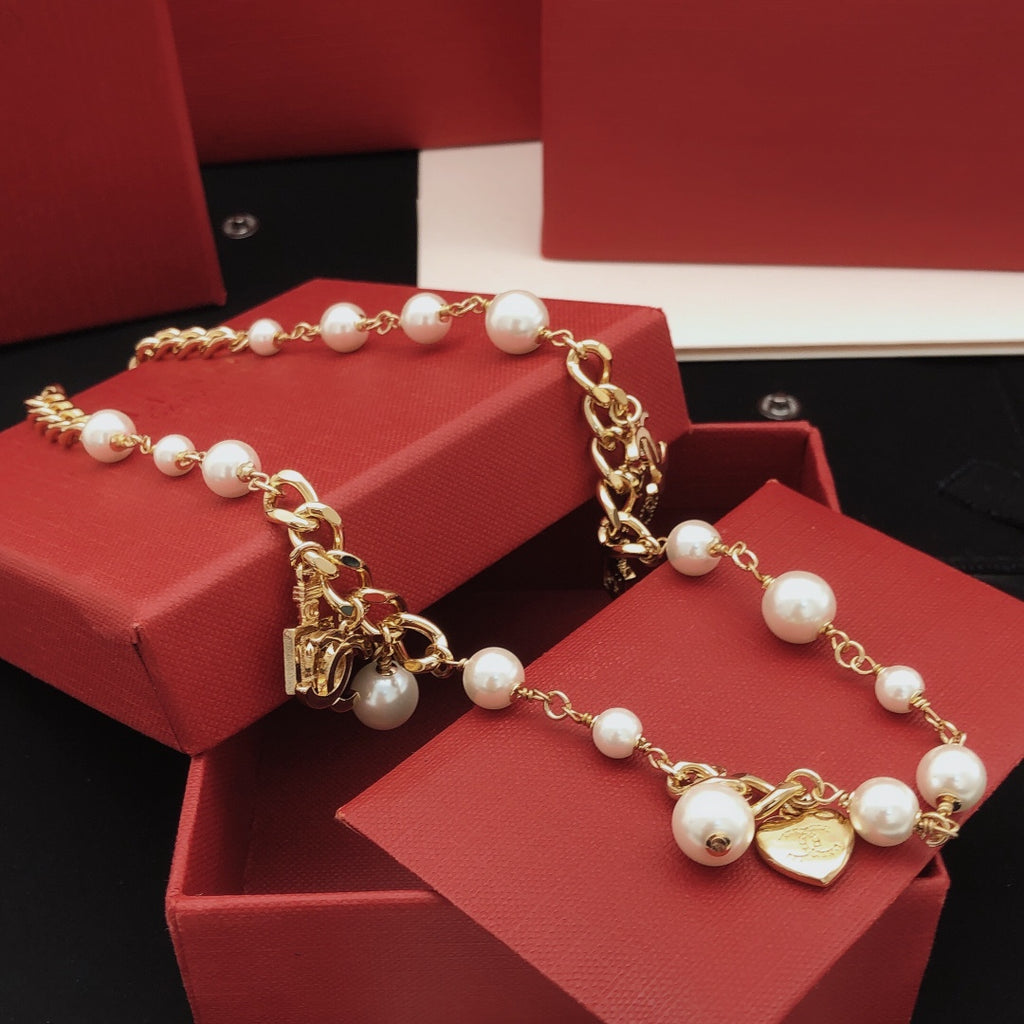 Dior Mixed Charm Pearl-Look Necklace - product image 5