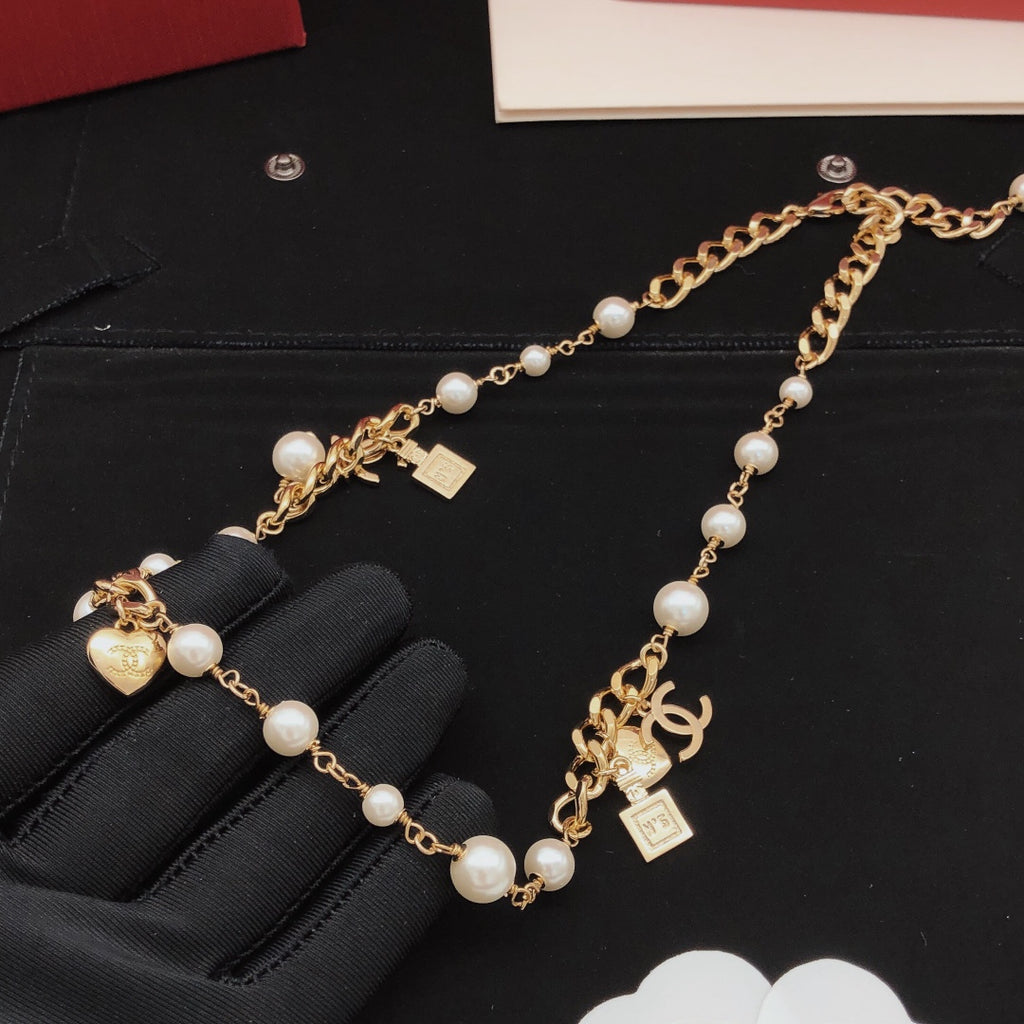 Dior Mixed Charm Pearl-Look Necklace - product image 3