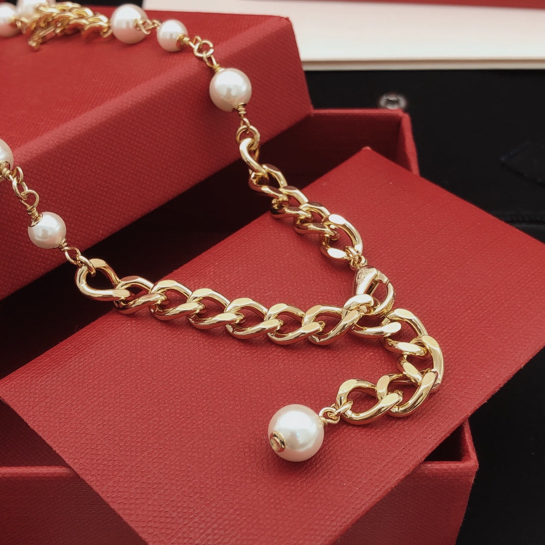 Dior Mixed Charm Pearl-Look Necklace - product image 6