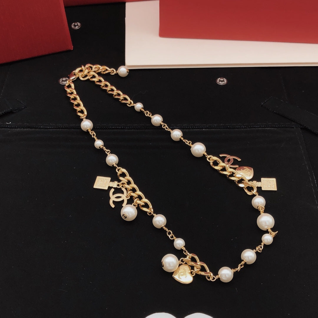 Dior Mixed Charm Pearl-Look Necklace - product image 2