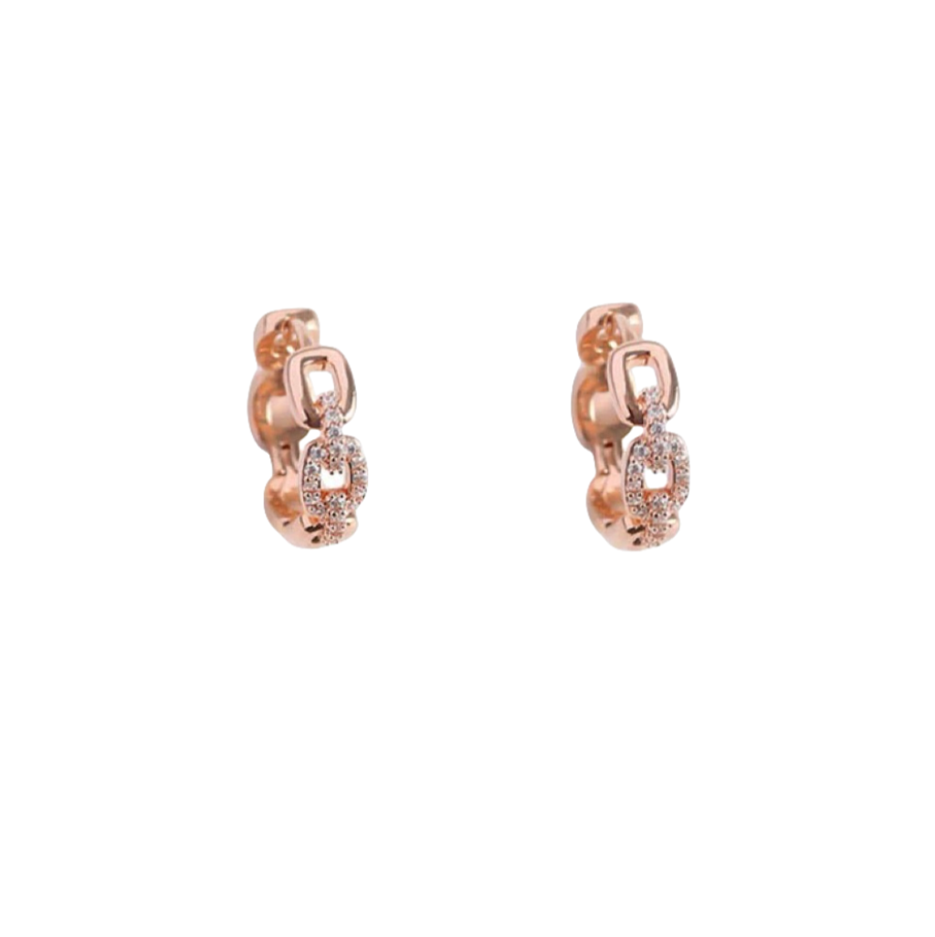 Chanel Rose Rose Gold-Tone Stud Earrings - album image 8