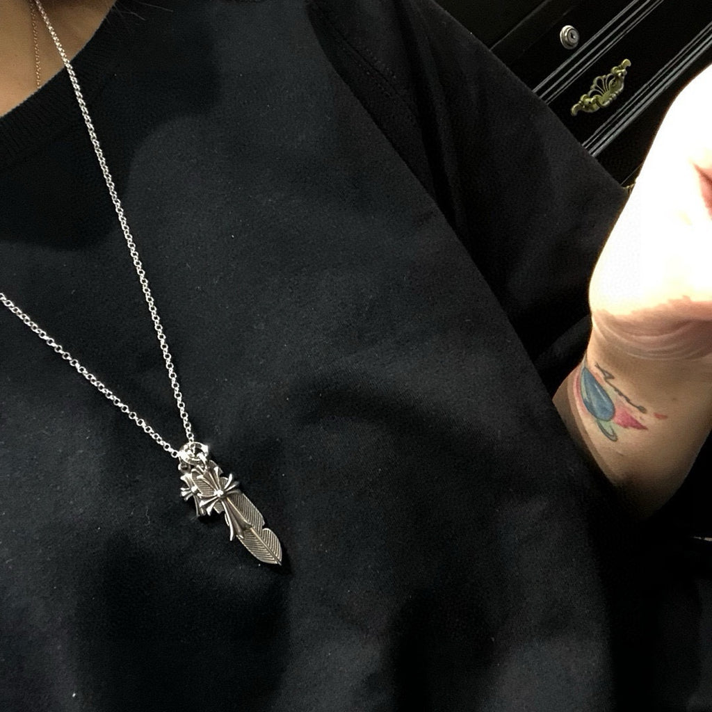 Chrome Hearts Whistle and Cross Cluster Necklace - album image 8