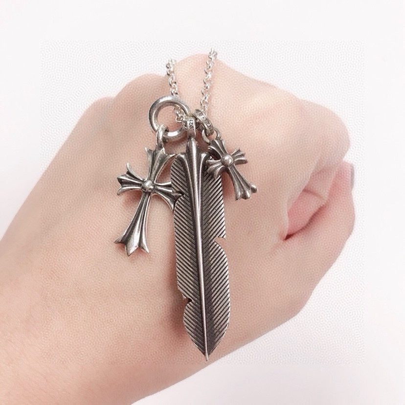 Chrome Hearts Whistle and Cross Cluster Necklace - album image 2