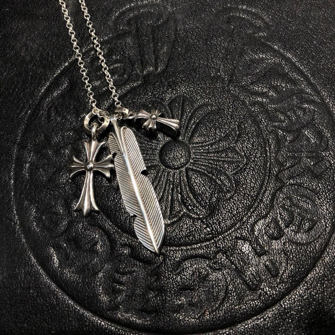 Chrome Hearts Whistle and Cross Cluster Necklace - album image 1