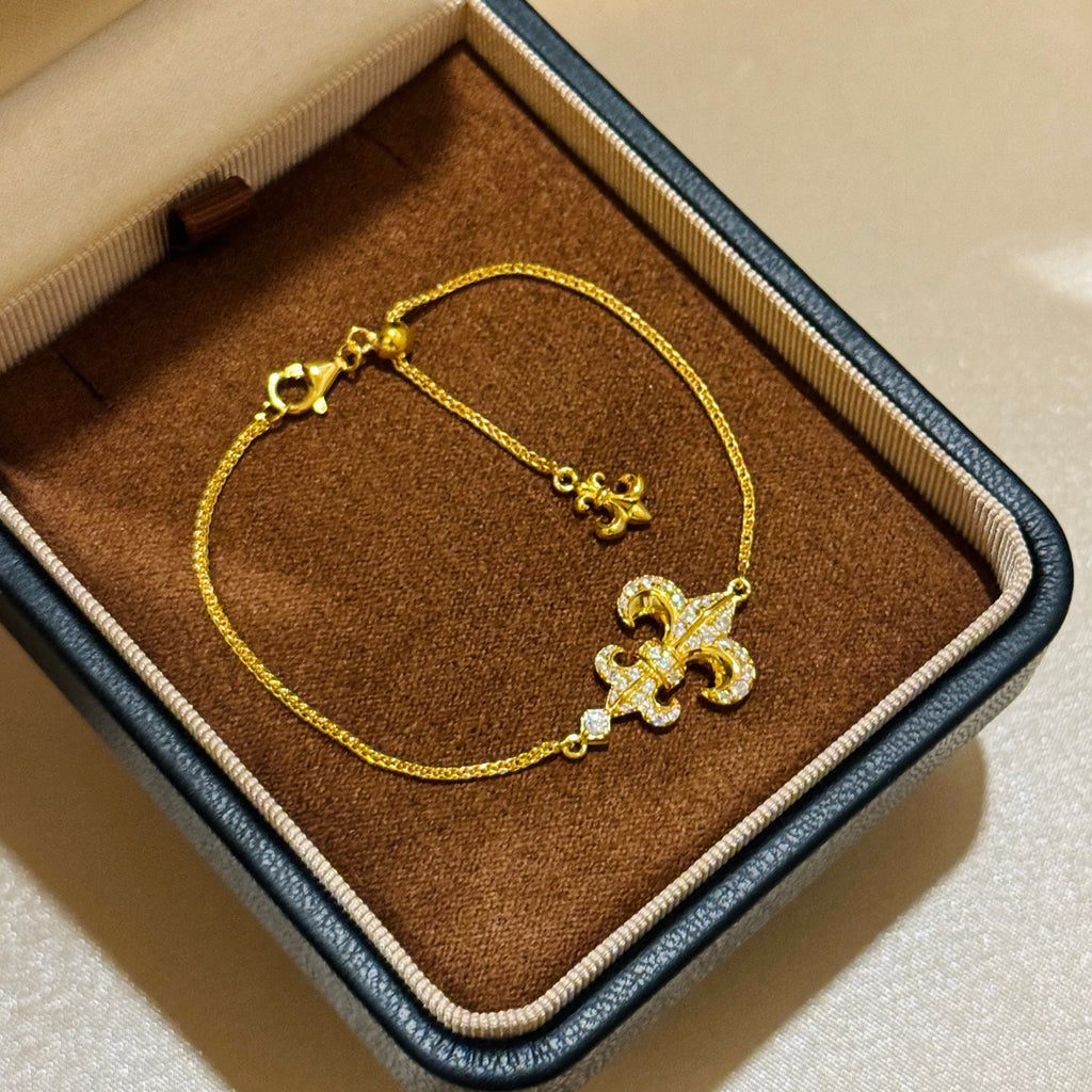 Chrome Hearts Gold-Tone Anchor Motif Bracelet - album image 9