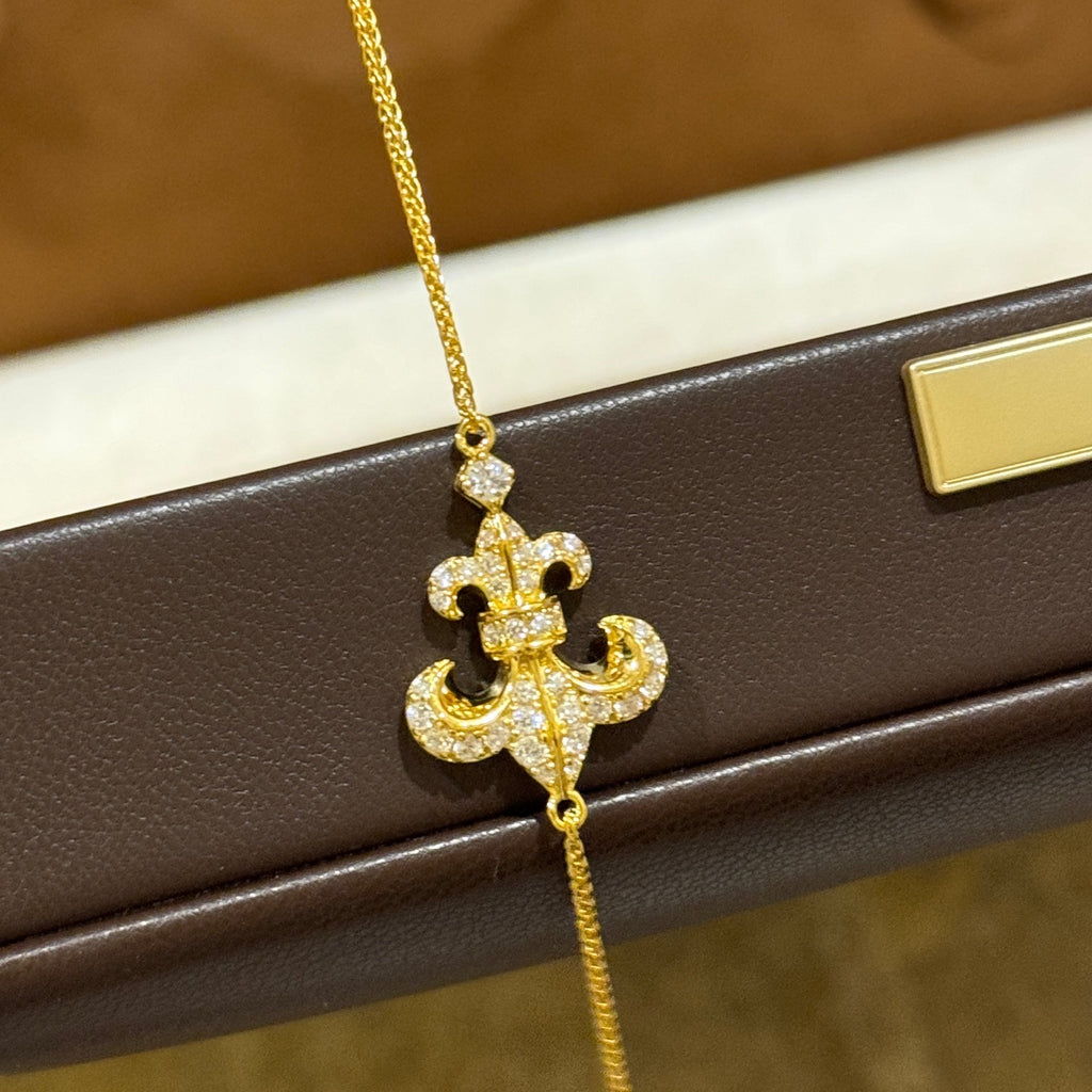 Chrome Hearts Gold-Tone Anchor Motif Bracelet - album image 8