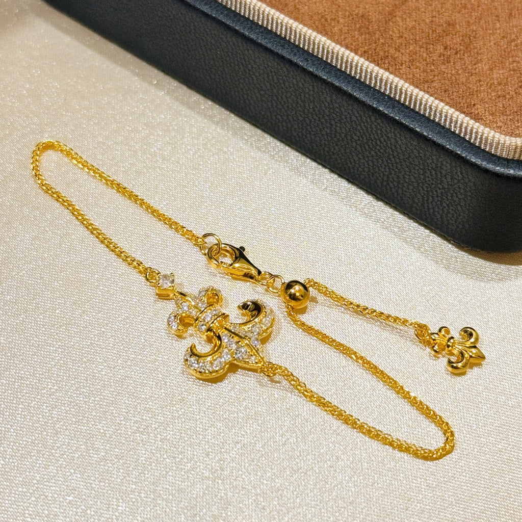 Chrome Hearts Gold-Tone Anchor Motif Bracelet - album image 4