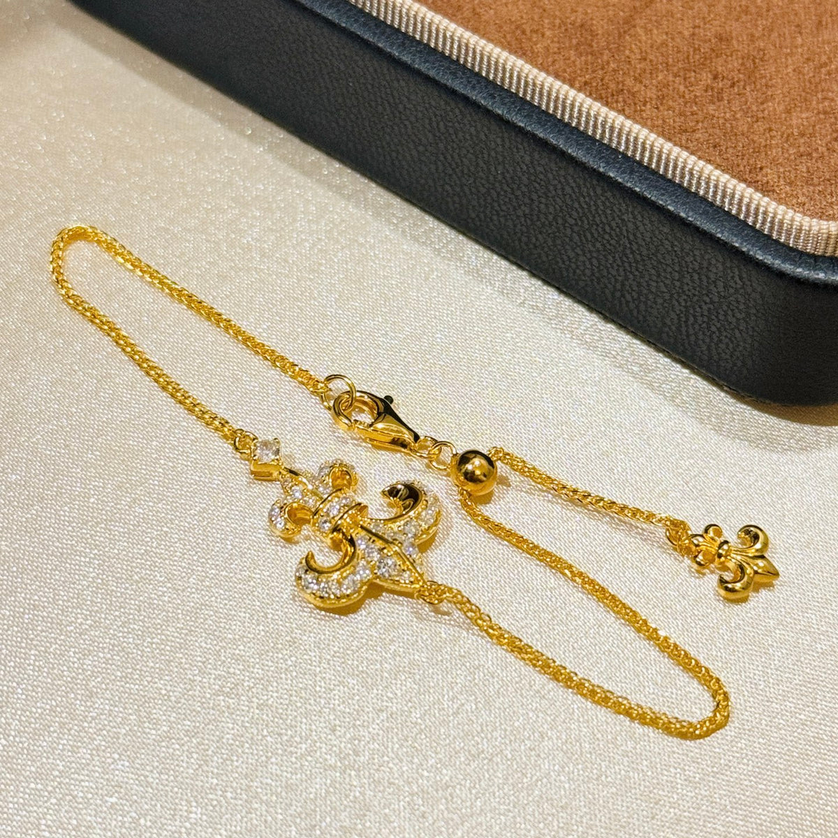 Chrome Hearts Gold-Tone Anchor Motif Bracelet - album image 4
