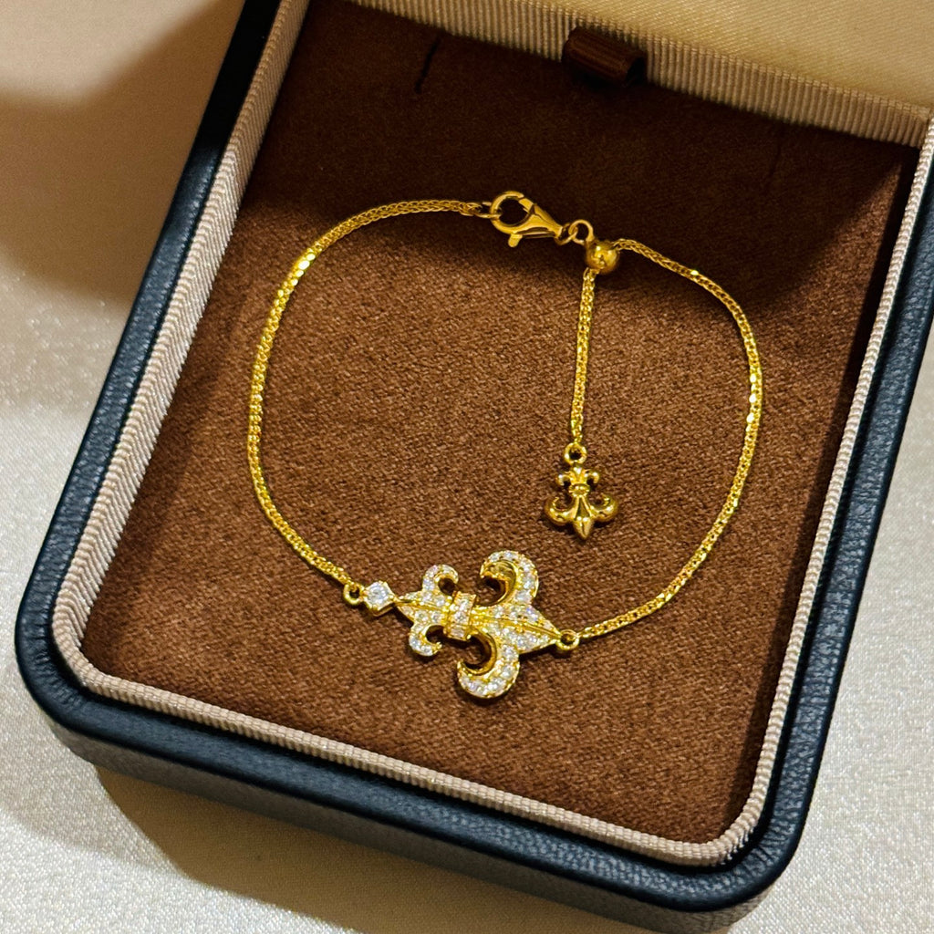 Chrome Hearts Gold-Tone Anchor Motif Bracelet - album image 1