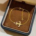 Chrome Hearts Gold-Tone Anchor Motif Bracelet - album image 1