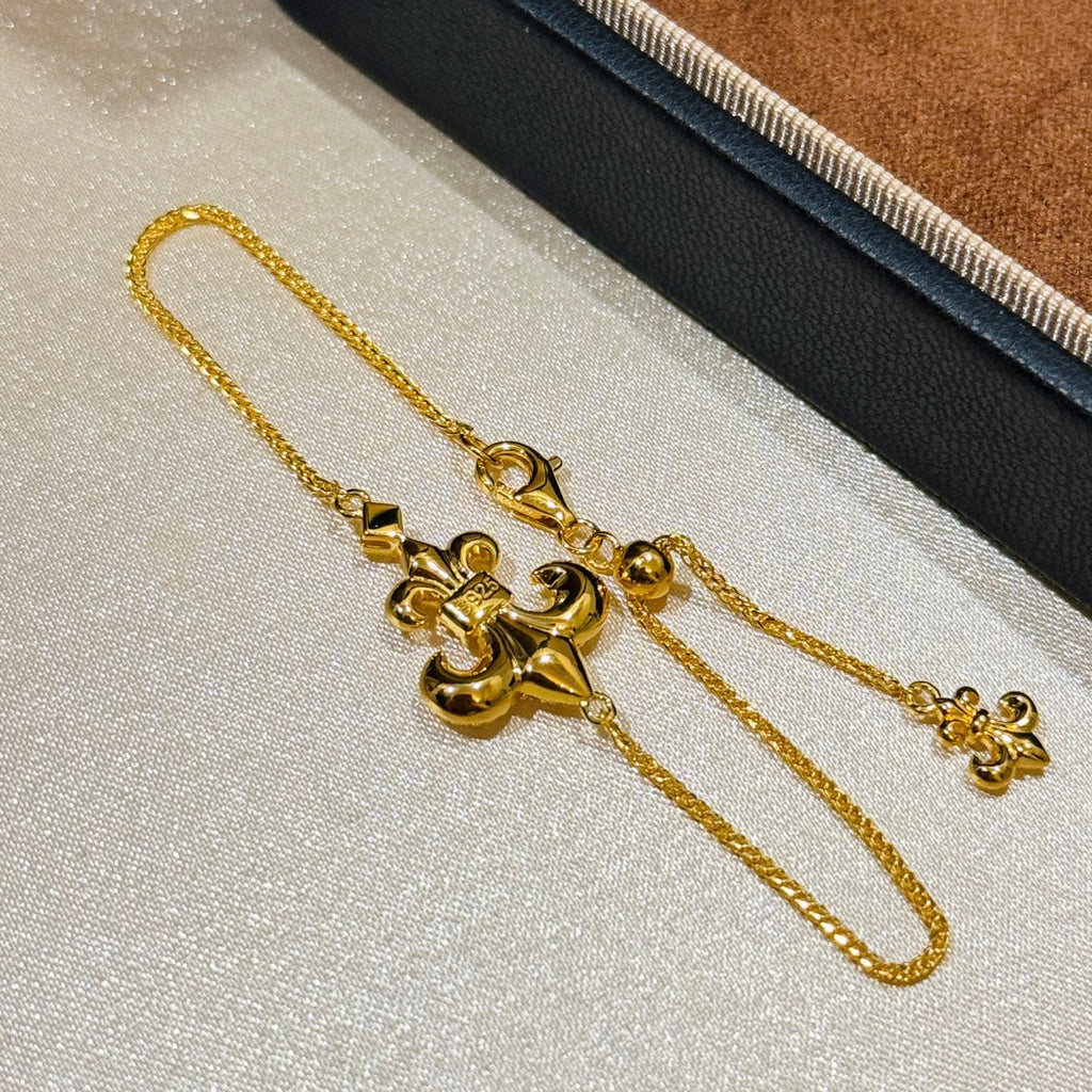 Chrome Hearts Gold-Tone Anchor Motif Bracelet - album image 6