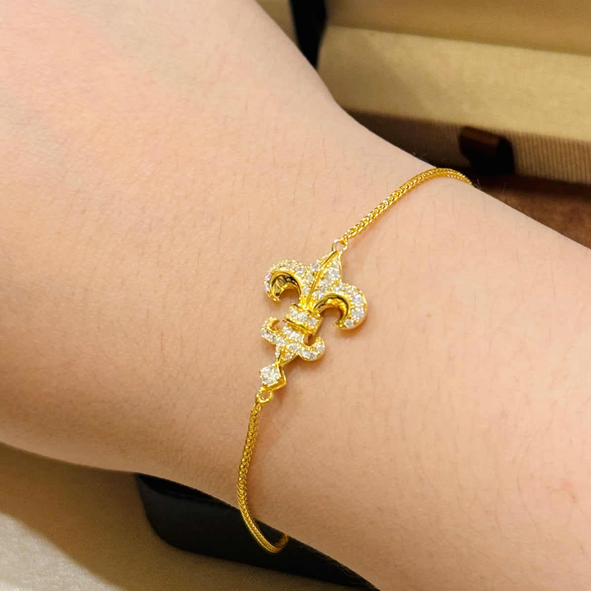 Chrome Hearts Gold-Tone Anchor Motif Bracelet - album image 3