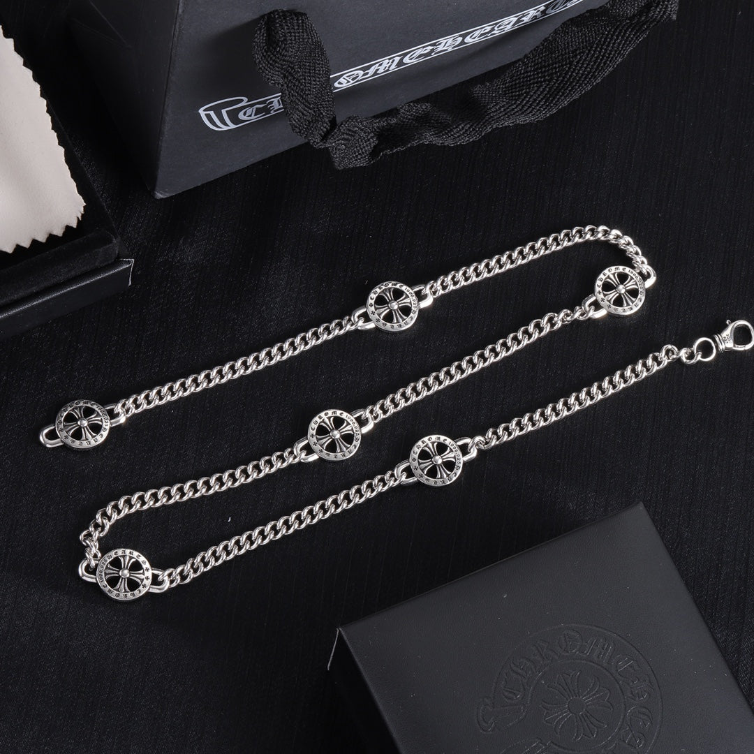 Chrome Hearts Round Cross Station Chain Jewelry - album image 2