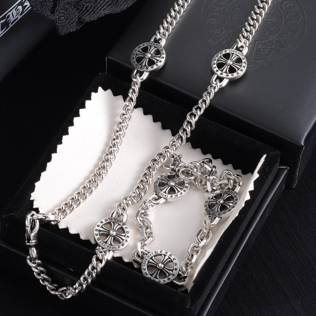 Chrome Hearts Round Cross Station Chain Jewelry - album image 5