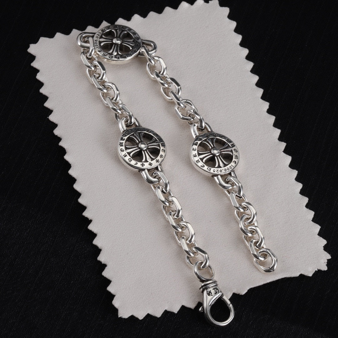 Chrome Hearts Round Cross Station Chain Jewelry - album image 7