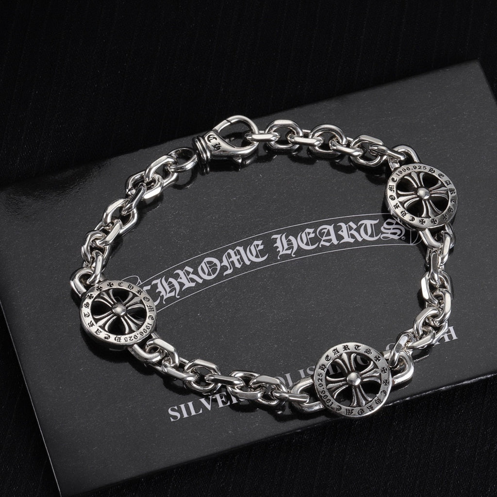 Chrome Hearts Round Cross Station Chain Jewelry - album image 6