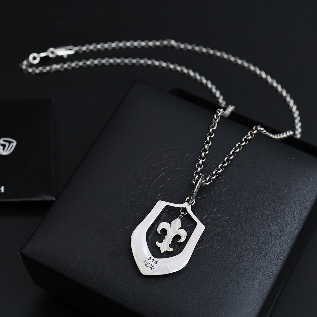 Chrome Hearts Ornate Crest Pendant Necklace - album image 3