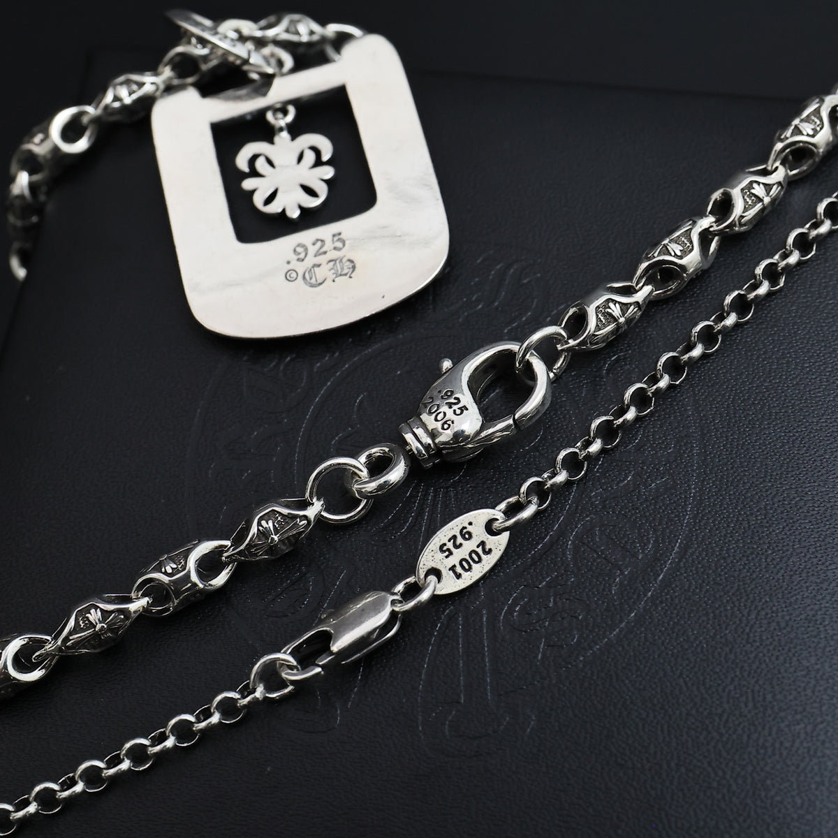 Chrome Hearts Square Frame Pendant Necklace - album image 6