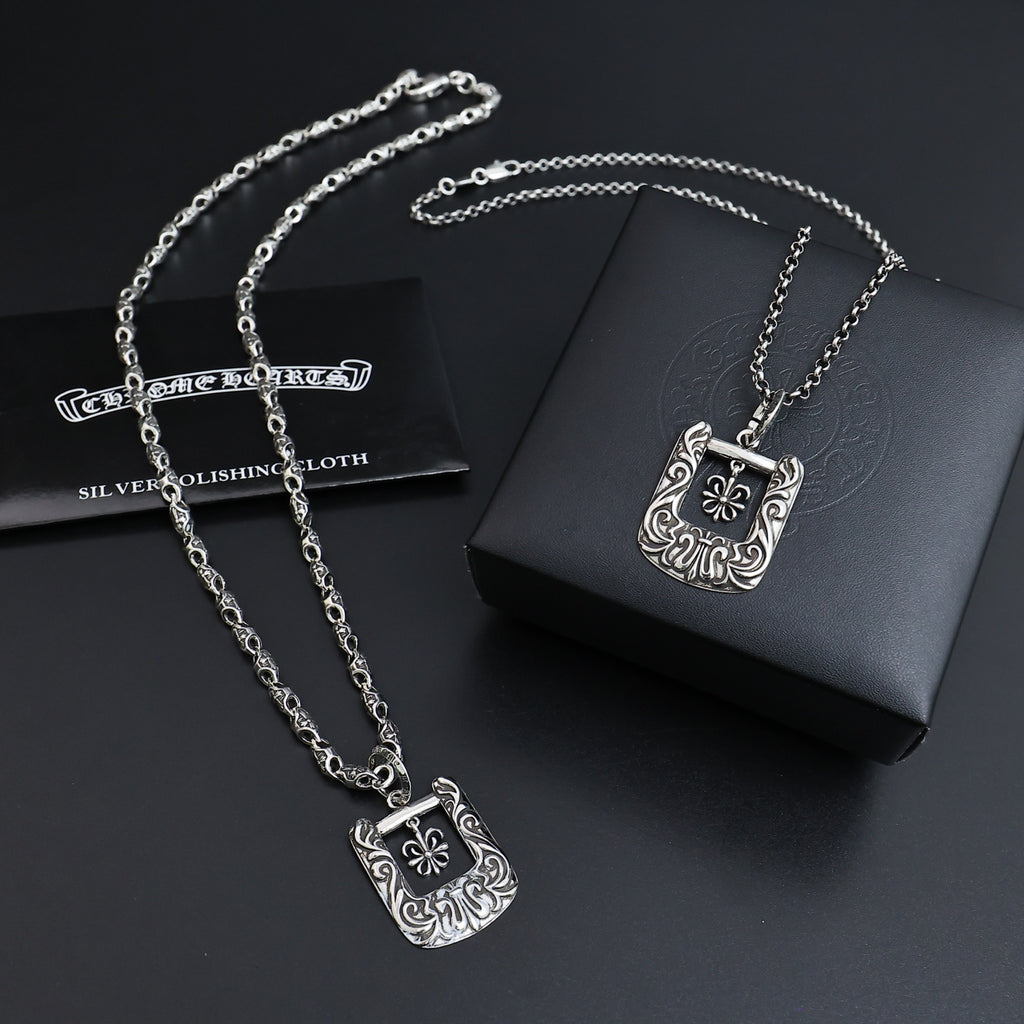 Chrome Hearts Square Frame Pendant Necklace - album image 1
