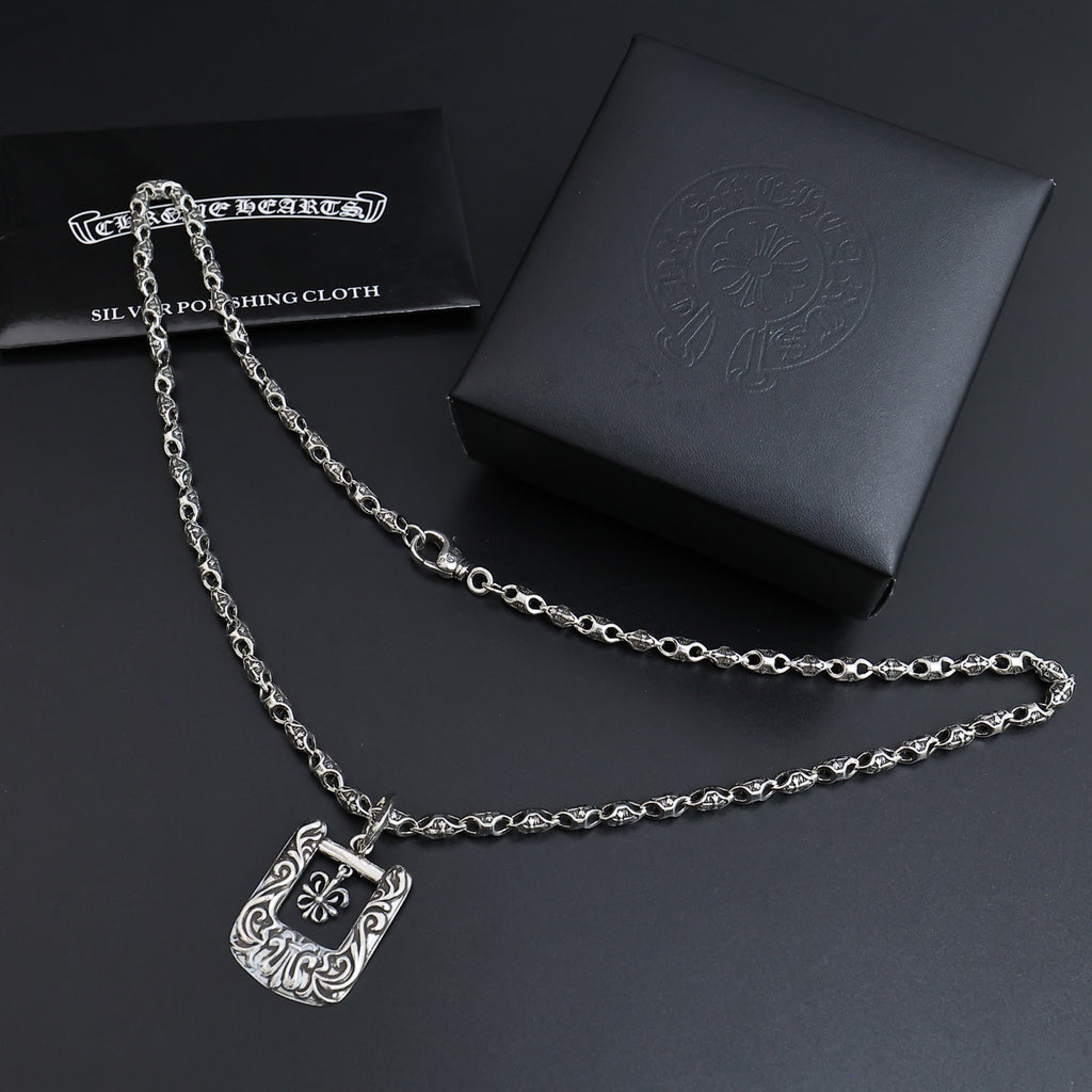 Chrome Hearts Square Frame Pendant Necklace - album image 5