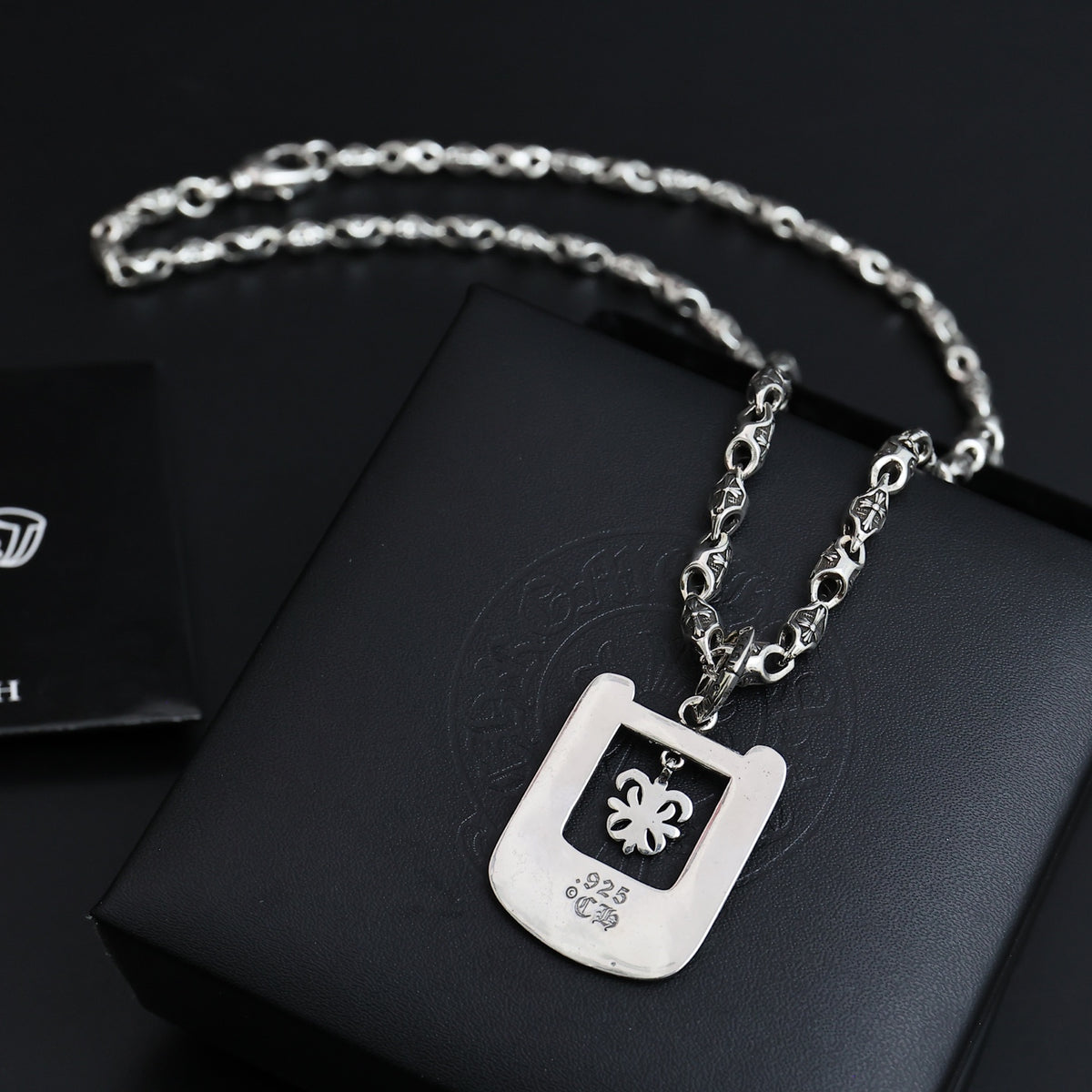Chrome Hearts Square Frame Pendant Necklace - album image 3
