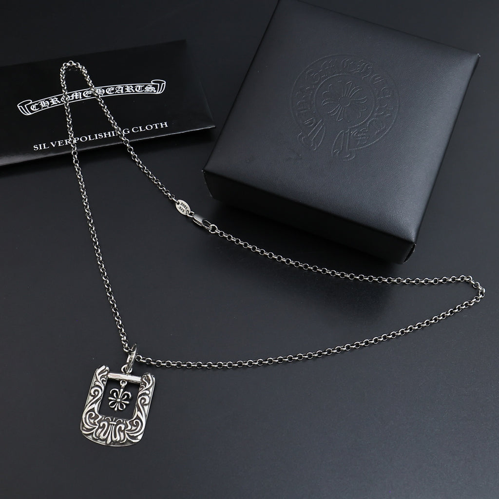 Chrome Hearts Square Frame Pendant Necklace - album image 4