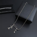 Chrome Hearts Twin Cross Charm Necklace - album image 1