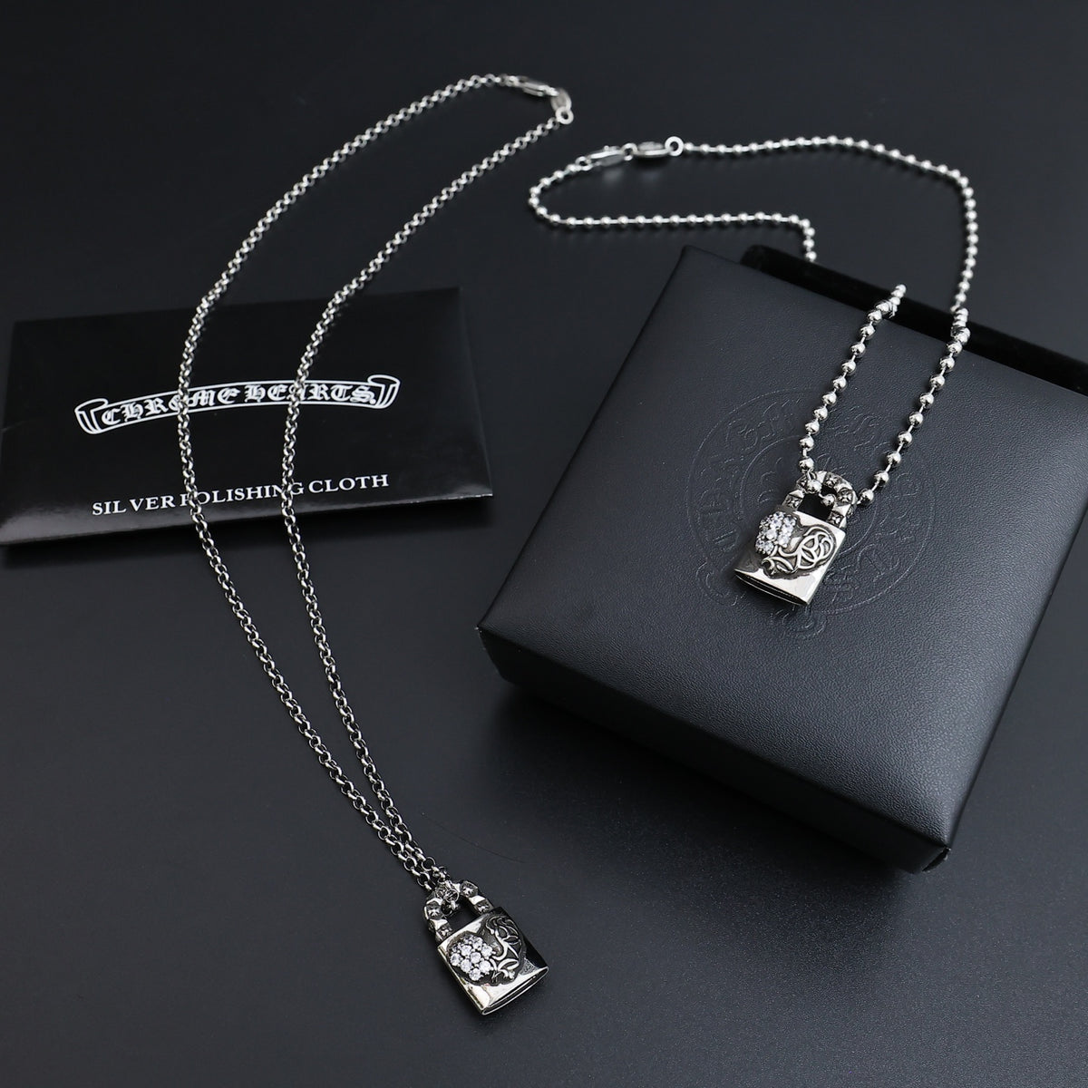 Chrome Hearts Small Ornamental Tag Necklace - album image 1