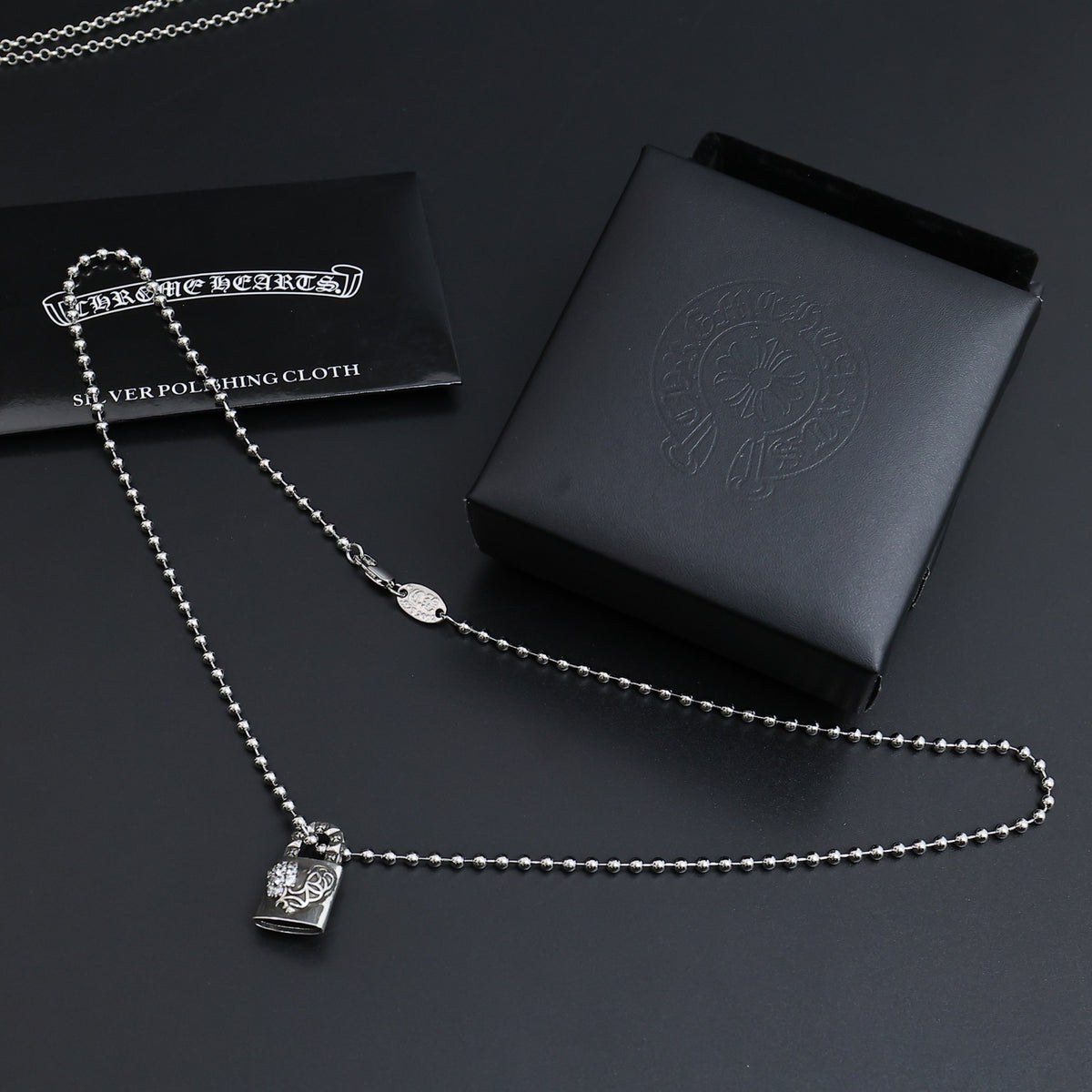Chrome Hearts Small Ornamental Tag Necklace - album image 5