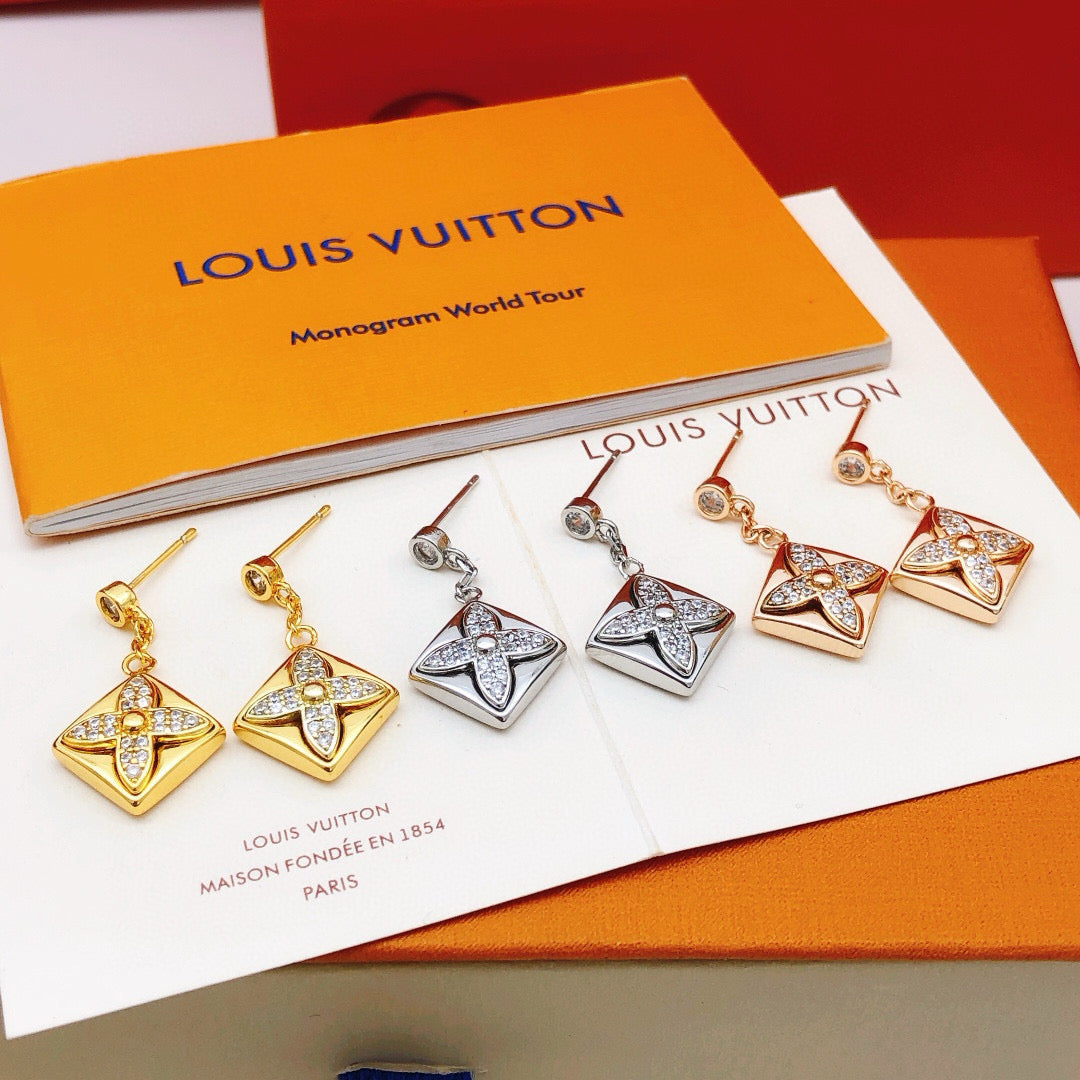 Louis Vuitton Silver-Tone Tassel Earrings - album image 6