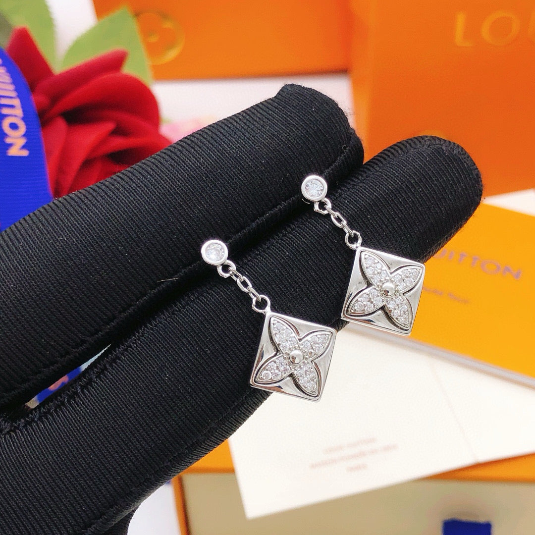 Louis Vuitton Silver-Tone Tassel Earrings - album image 3