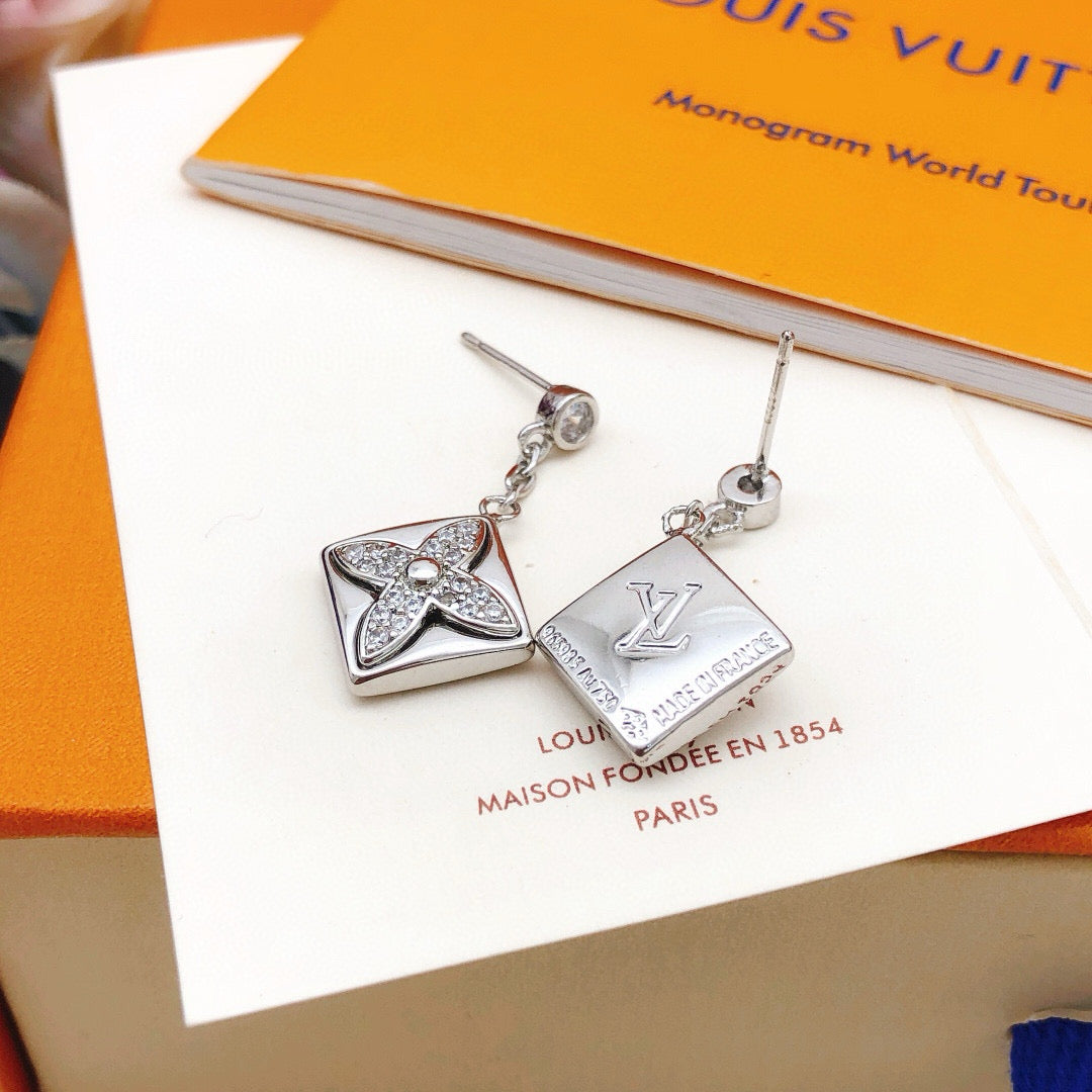 Louis Vuitton Silver-Tone Tassel Earrings - album image 2