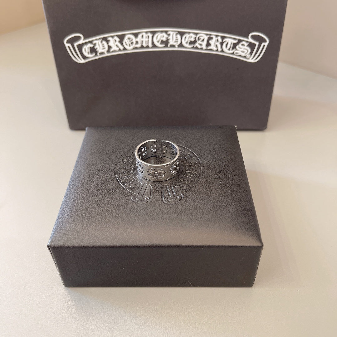 Chrome Hearts Wide Engraved Cylinder Ring - album image 1
