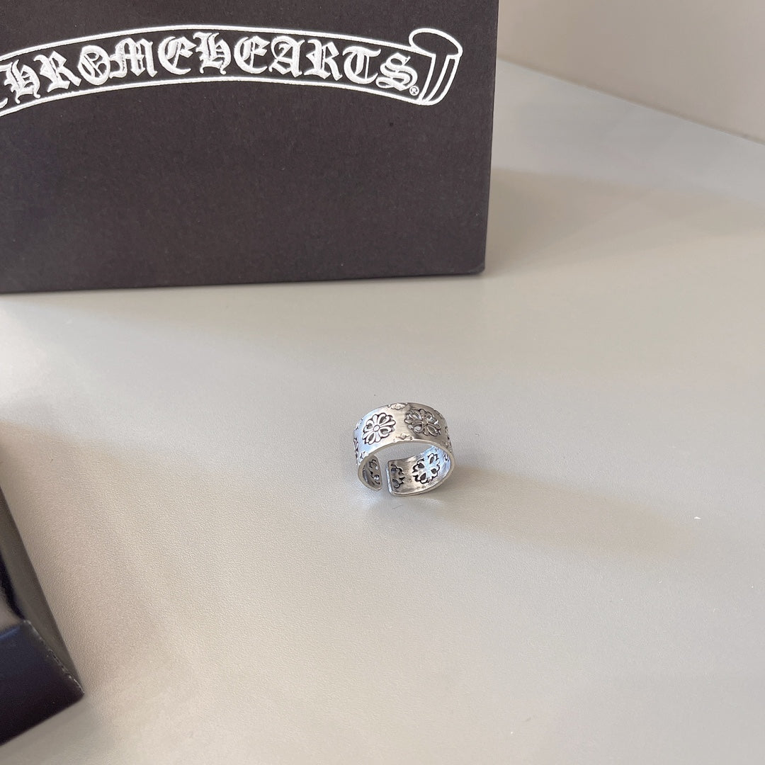 Chrome Hearts Wide Engraved Cylinder Ring - album image 9