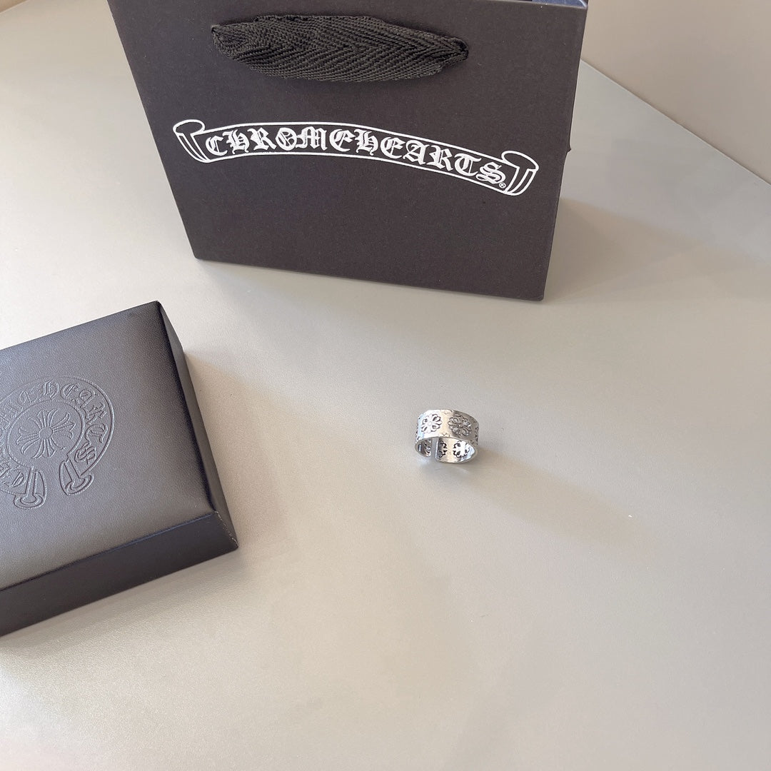 Chrome Hearts Wide Engraved Cylinder Ring - album image 6