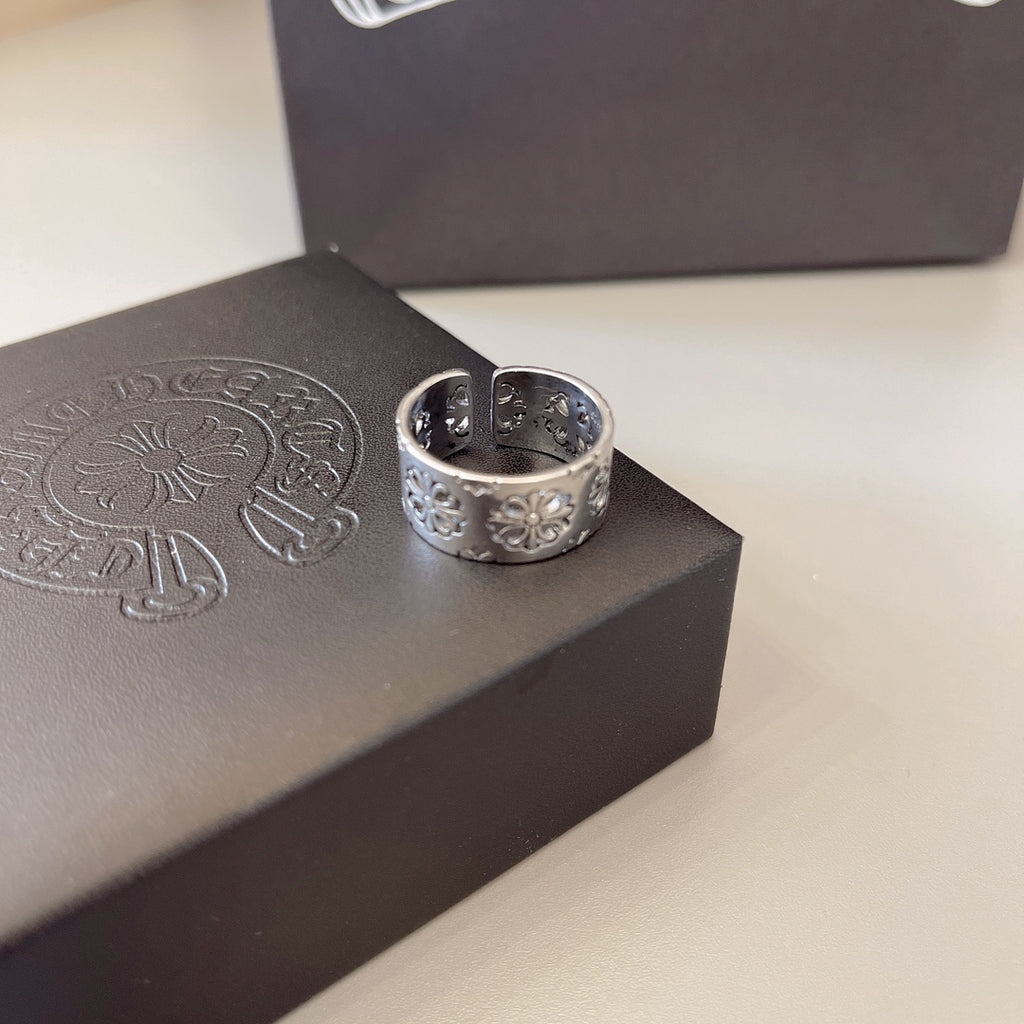 Chrome Hearts Wide Engraved Cylinder Ring - album image 7