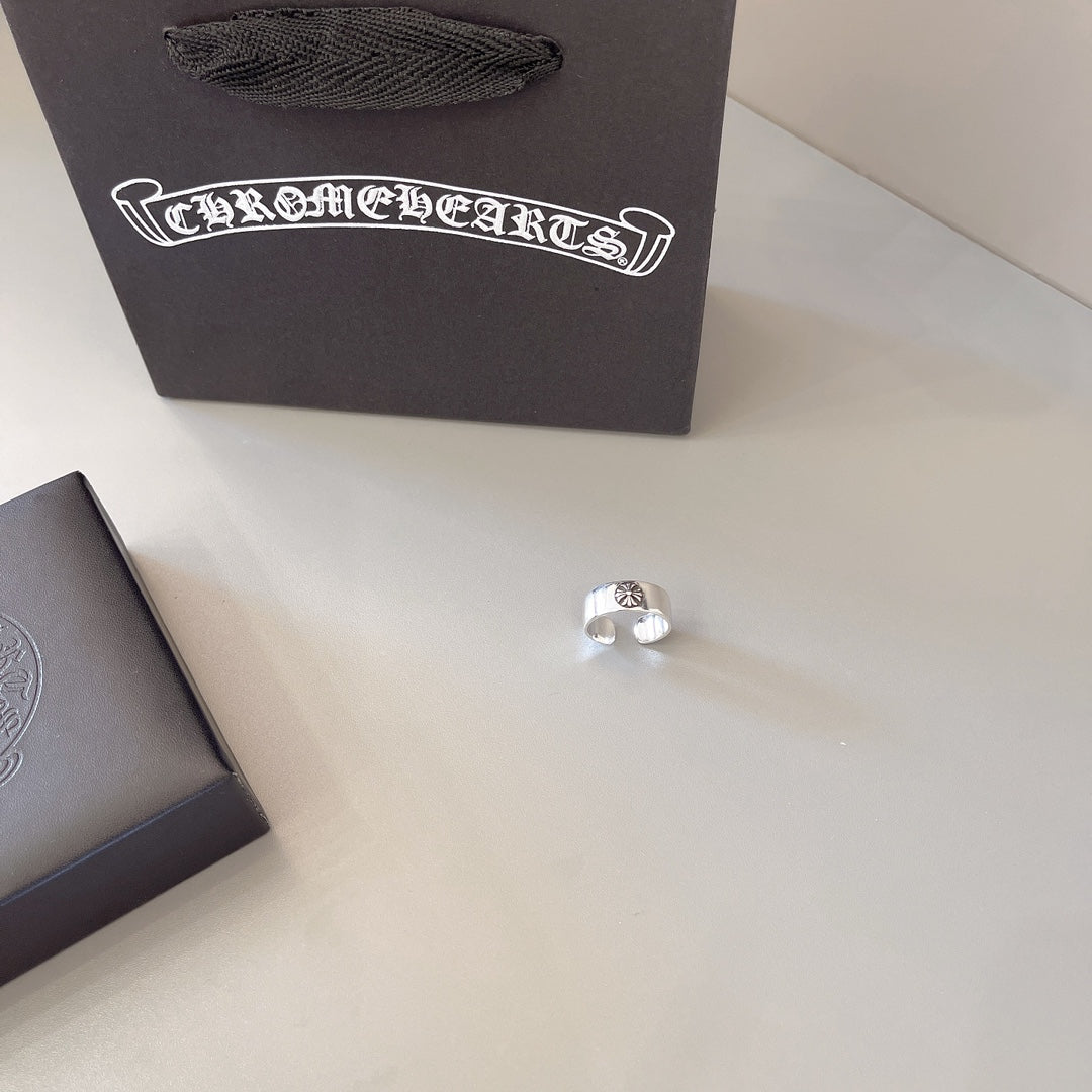 Chrome Hearts Open Edge Silver-Tone Band Ring - album image 9