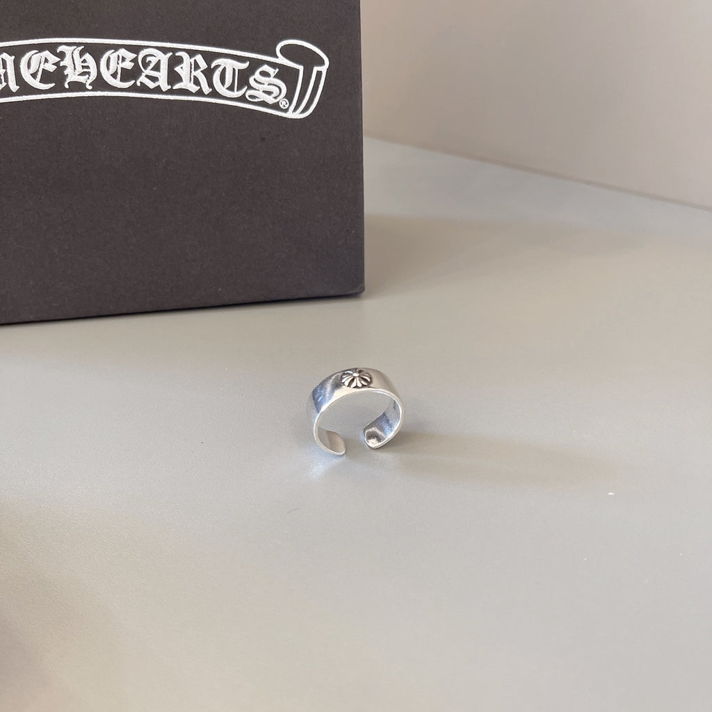 Chrome Hearts Open Edge Silver-Tone Band Ring - album image 5