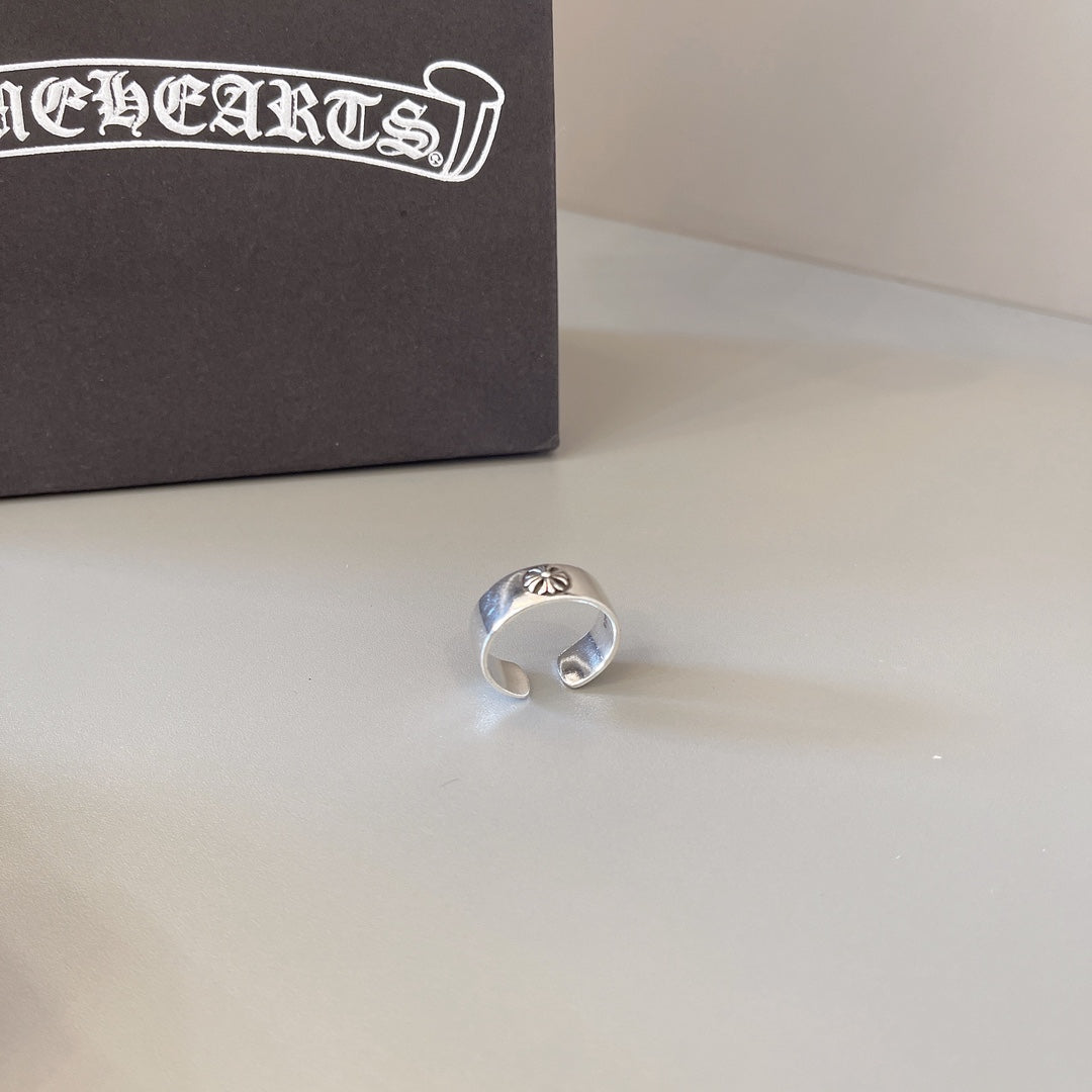 Chrome Hearts Open Edge Silver-Tone Band Ring - album image 5