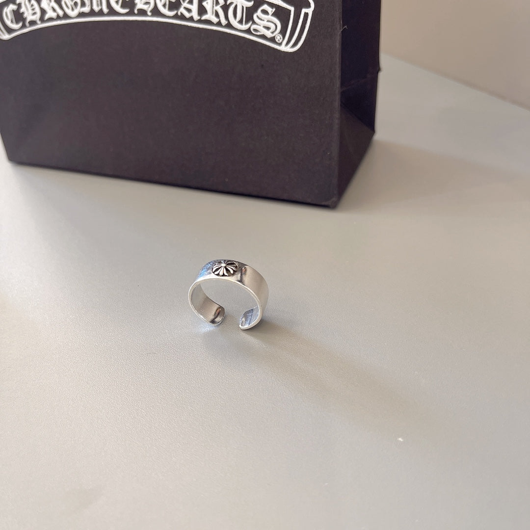 Chrome Hearts Open Edge Silver-Tone Band Ring - album image 6
