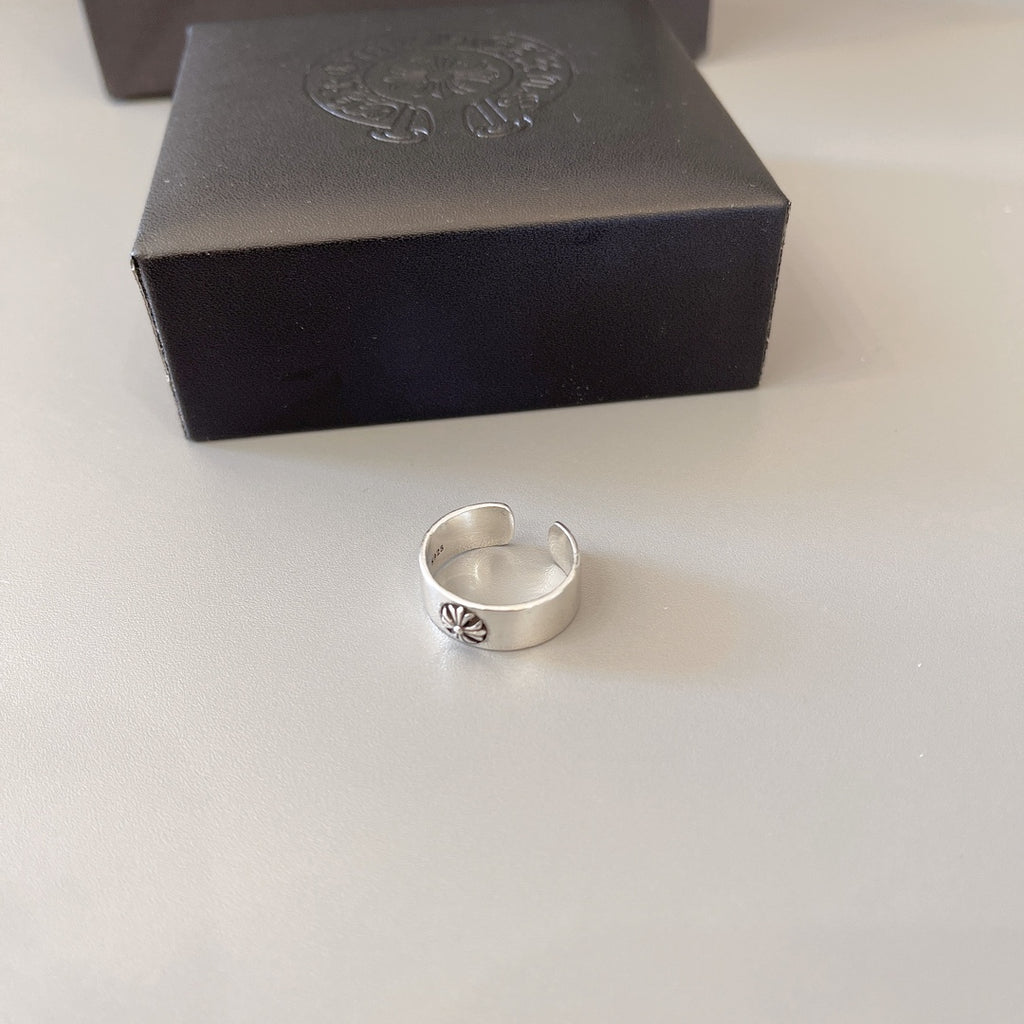 Chrome Hearts Open Edge Silver-Tone Band Ring - album image 8