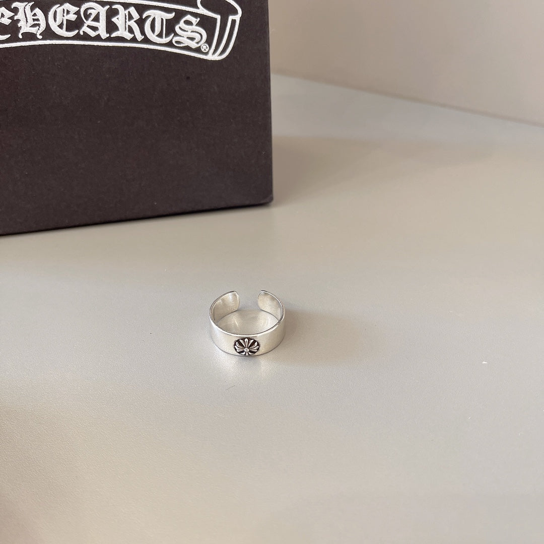 Chrome Hearts Open Edge Silver-Tone Band Ring - album image 2