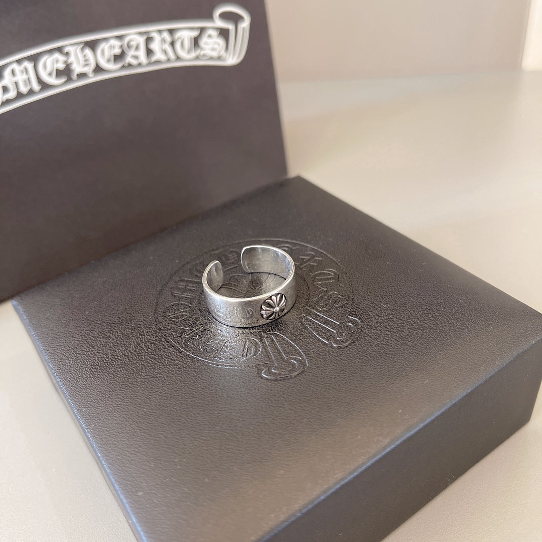 Chrome Hearts Open Edge Silver-Tone Band Ring - album image 3