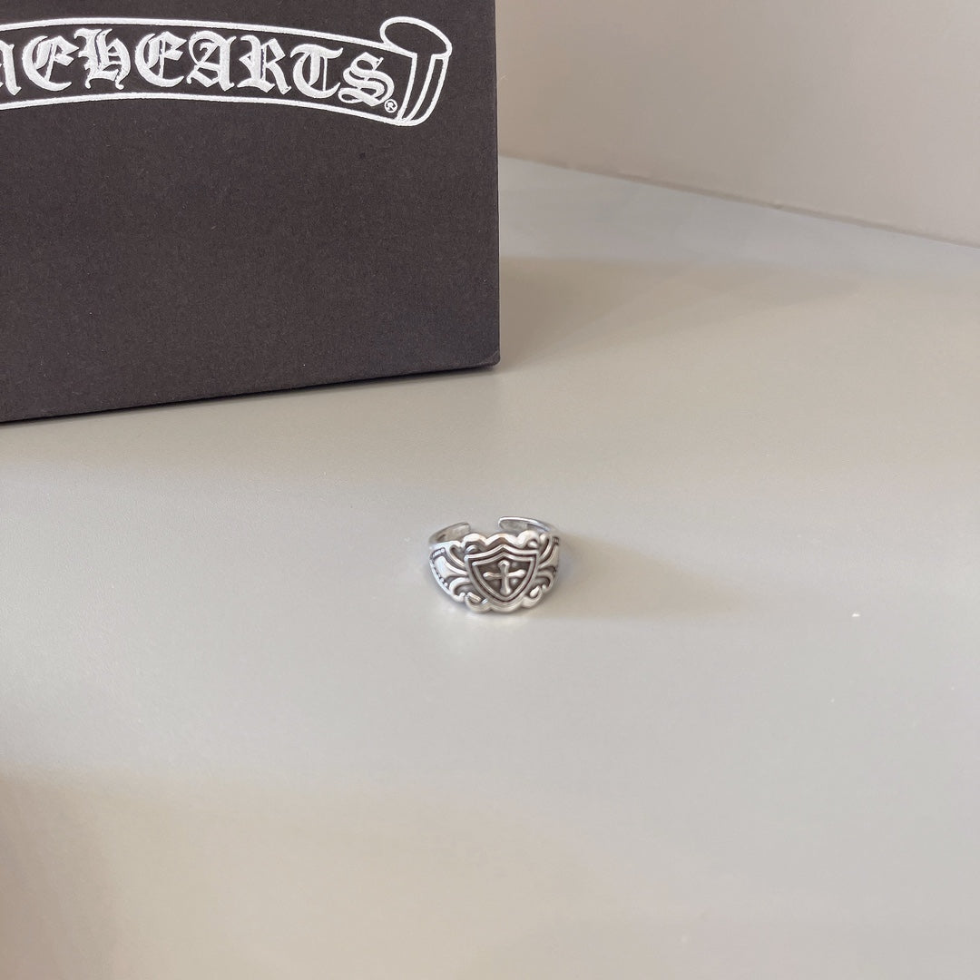 Chrome Hearts Compact Relief Signet Ring - album image 5