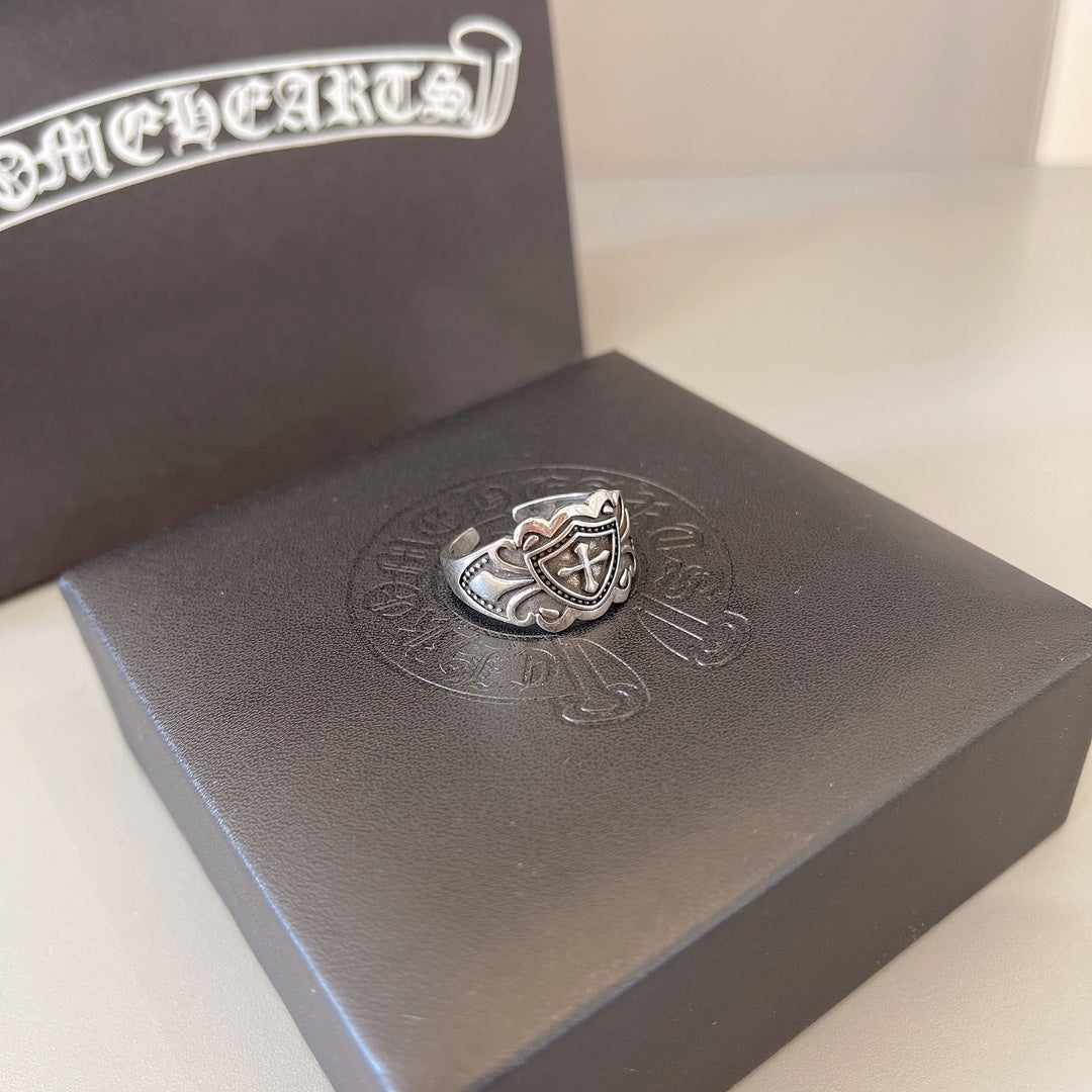 Chrome Hearts Compact Relief Signet Ring - album image 2