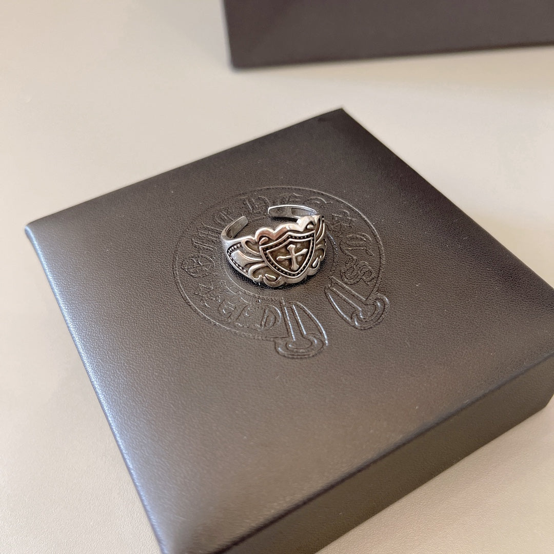 Chrome Hearts Compact Relief Signet Ring - album image 8