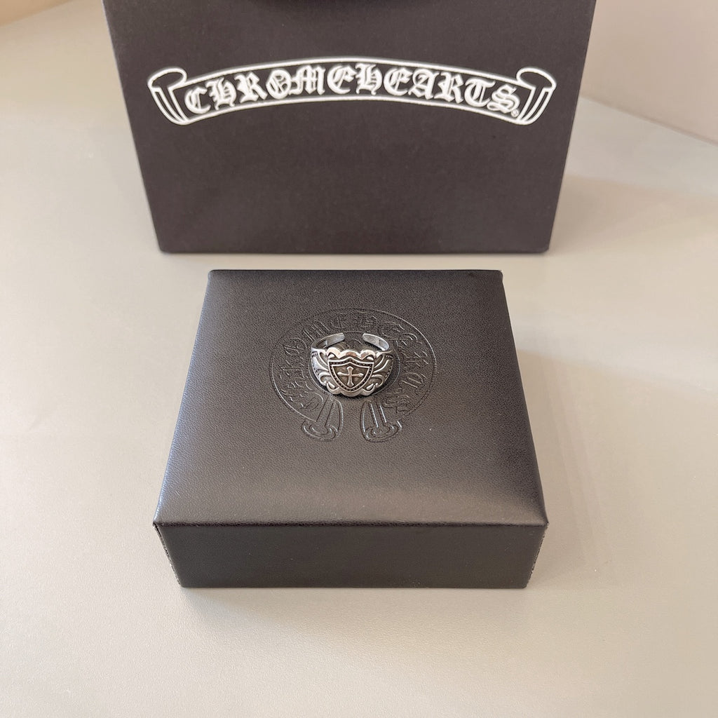 Chrome Hearts Compact Relief Signet Ring - album image 1