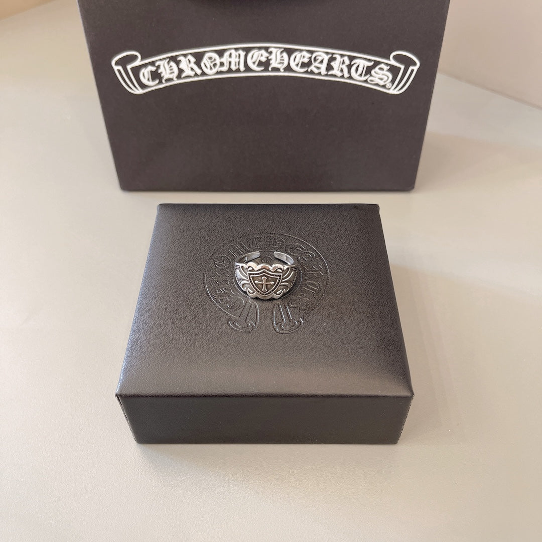 Chrome Hearts Compact Relief Signet Ring - album image 1