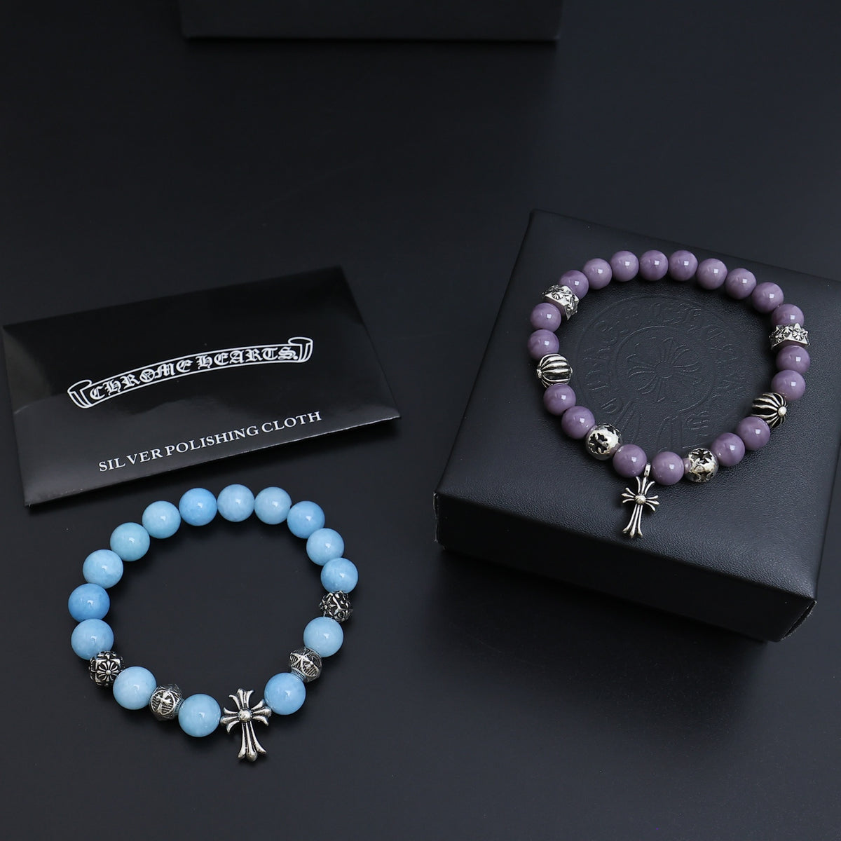 Chrome Hearts Pastel Bead Ornamental Bracelet - album image 1