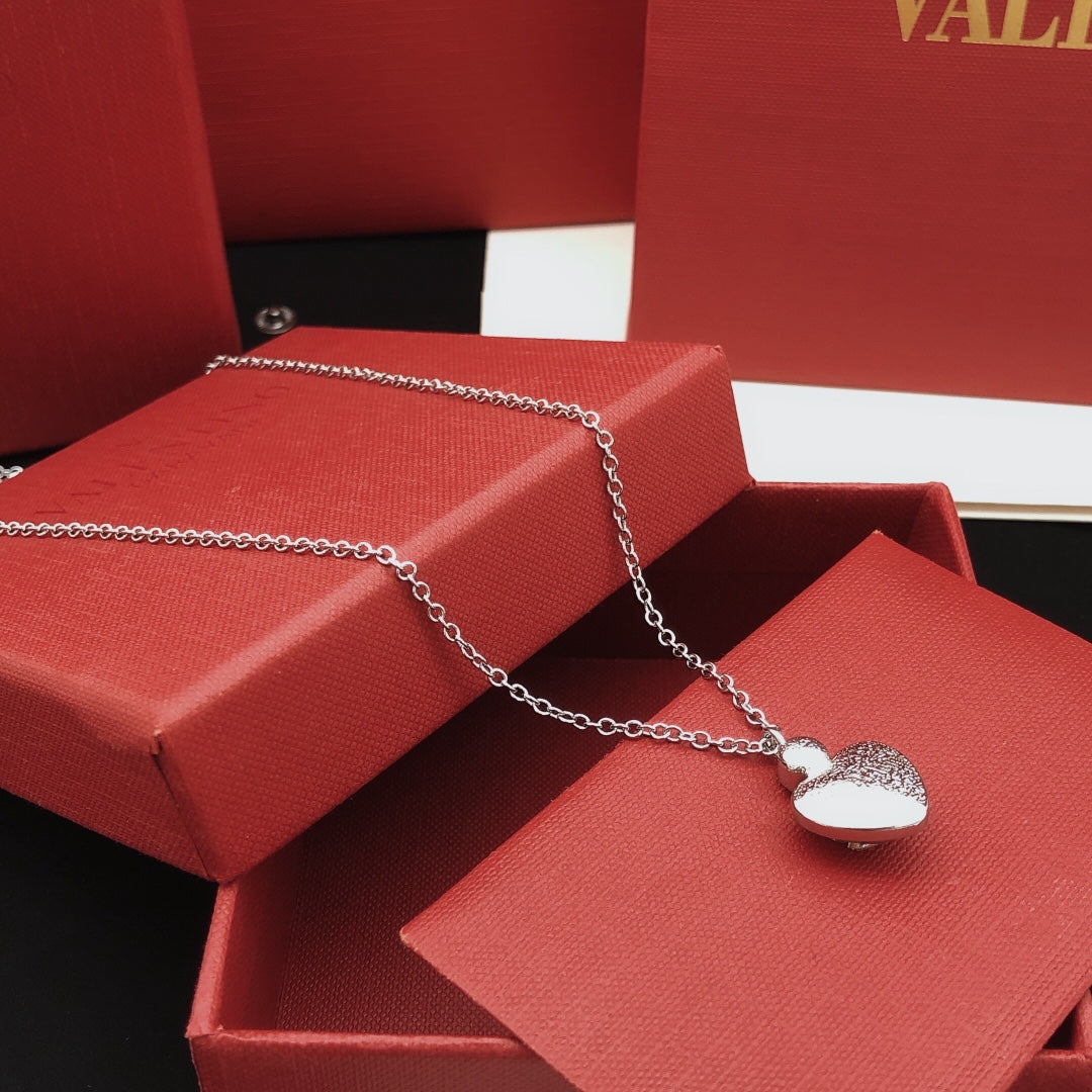Chanel Pink Heart Necklace - album image 3